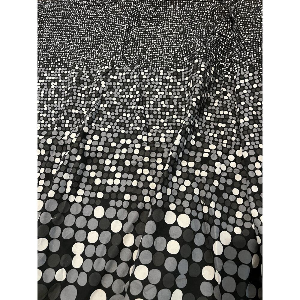 Vintage IKEA SMORBOLL Duvet Cover Full size Black Gray Polka Dots New NWOP
